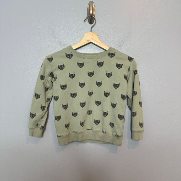 Rylee + Cru Other - RYLEE + CRU cotton fox print sweatshirt size 6/7 kids